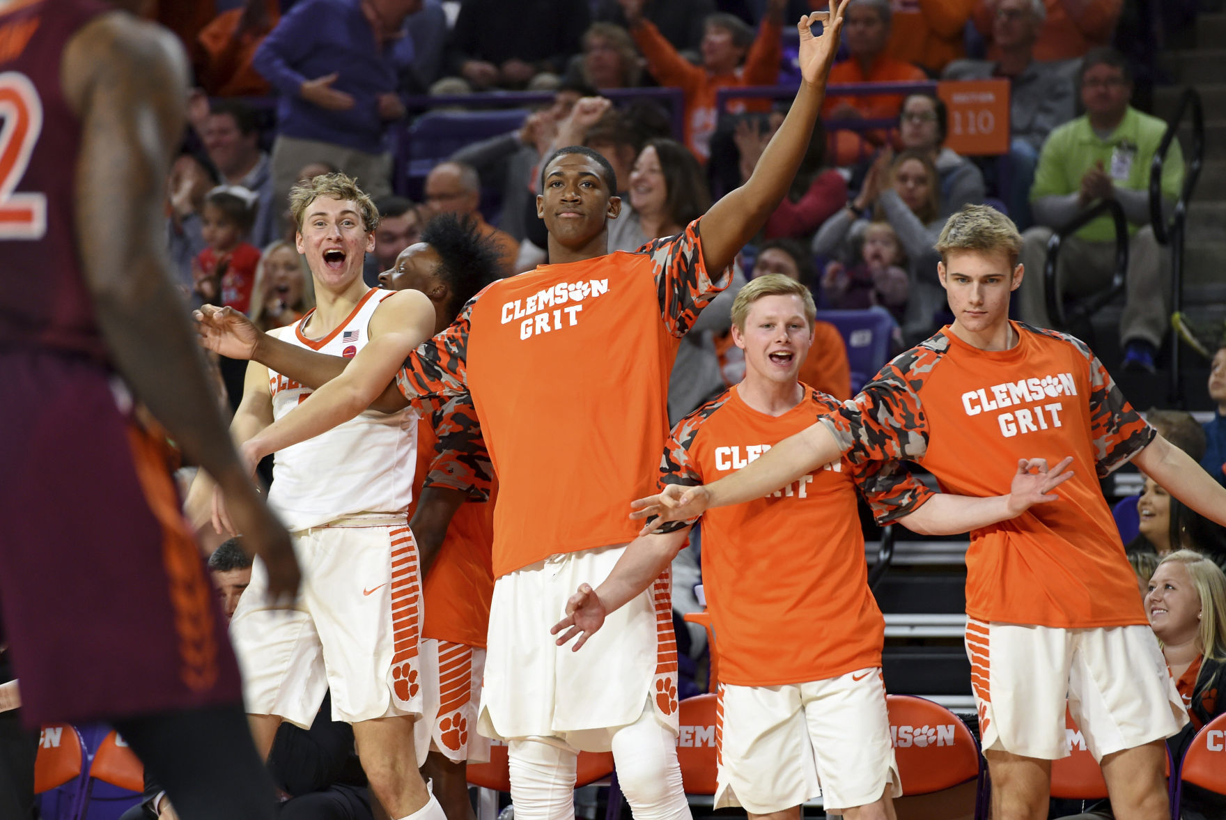 Virginia Tech Clemson Basketball